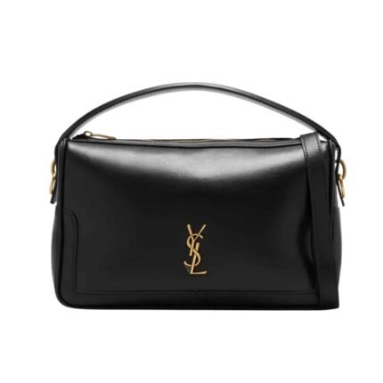 Saint Laurent Camera Supple Leather Bag Black 29Cm