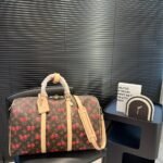 Louis Vuitton X Takashi Murakami Keepall Bandoulière 45 Monogram Brown M13764 - Image 4