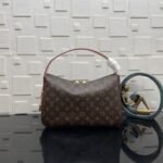 [Super Vip 1:1] Louis Vuitton Slouchy PM Bag Brown 33Cm M11952 - Image 2