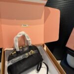 Miumiu Aventure Nappa Top Handle Bag Black 28Cm 5Bb169 2Bbl F0002 V Ooo - Image 3