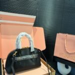 Miumiu Aventure Nappa Top Handle Bag Black 28Cm 5Bb169 2Bbl F0002 V Ooo - Image 4