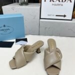 Prada Padded Nappa Sandals Beige 1Xx754 2Dl8 F0036 F 065 - Image 3