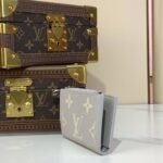 Louis Vuitton Lisa Wallet Bicolor Monogram Brume Gray 11Cm M13797 - Image 3