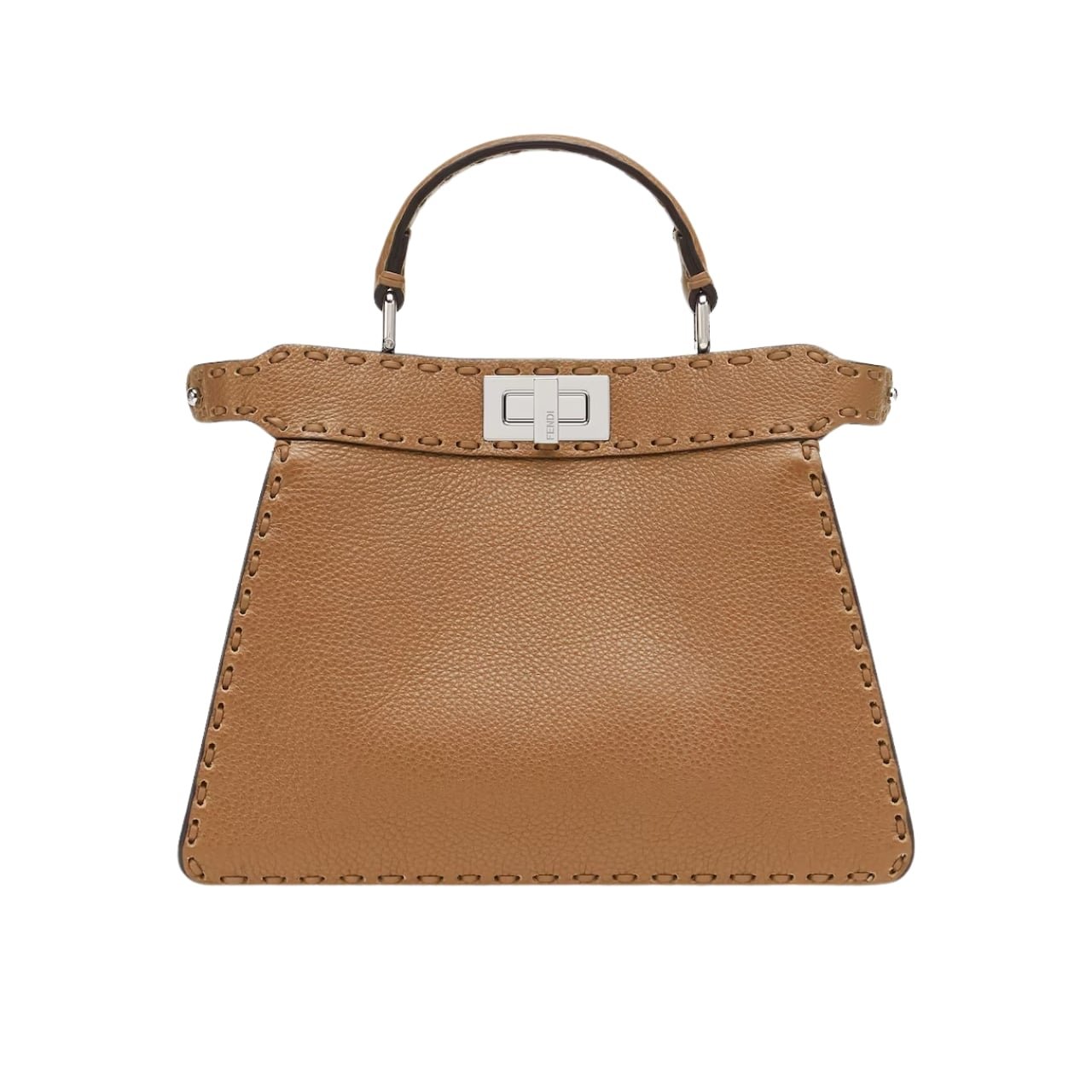 48-6-2 Fendi Peekaboo Iseeu Petite Selleria Bag Brown 27Cm 8Bn335Arbbf0Emr - Image 1