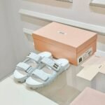 Miumiu Matelasse Nappa Leather Slides White 5Xx640 88T F0009 F 010 - Image 3