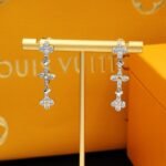 Louis Vuitton Dentelle One Row Earrings Q96850 - Image 2