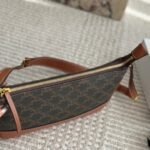 Celine Shoulder Bag In Triomphe Canvas Tan 25Cm 119412Bzj 04Lu - Image 3