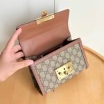 Gucci Padlock Small Top Handle Bag Brown 20Cm ‎838999 Fad6L 9758 - Image 5