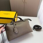 Fendi By The Way Medium Leather Boston Bag Brown 20Cm 8Bl1465Qjf03B - Image 2