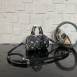 [Super Vip 1:1] Louis Vuitton X Murakami Nano Speedy Bag Black 16Cm M13406 - Image 3