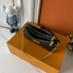 Louis Vuitton Pochette Liv Black 24Cm M83301 - Image 4