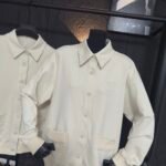 Miu Miu Garment Dyed Cotton Fleece Blouson Jacket Cream Mjl009 14Ru F0K74 S Ooo - Image 4