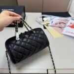 Chanel Bowling Bag Black 19Cm AS1897 B03795 94305 - Image 5