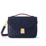 Louis Vuitton Pochette Metis Monogram Empreinte Navy Blue 25Cm M44071