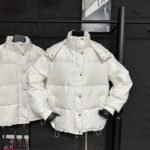 Louis Vuitton Monogram Puffer Jacket White 1Agaws - Image 8
