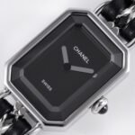 Chanel Premiere Edition Original Watch Silver Black 26Mm H7022 - Image 2