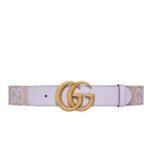Gucci Gg Marmont Jumbo Gg Belt Lilac 400593 Fabbn 8481