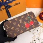 Louis Vuitton X Takashi Murakami Cherry Porte Monnaie Zippy Wallet Brown 19Cm M95006 - Image 3