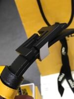 Fendi Reversible Black Leather Belt Yellow 40Mm - Image 7