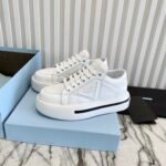 Prada Macro Re-Nylon And Brushed Leather Sneakers White 2Eg3763Lf5F0009 - Image 6