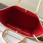 Louis Vuitton Neverfull Bandoulière Inside Out MM Monogram Rouge Sari 32Cm M12096 - Image 3