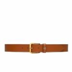 Gucci Belt With Square Buckle And Interlocking G Gold Metal Brown 35Mm 673921 Ap00G 2535
