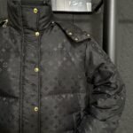 Louis Vuitton Monogram Puffer Jacket Black 1Agaem - Image 5