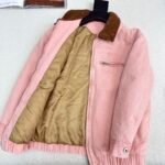 Miumiu Padded Denim Blouson Jacket Pink Gwb221 179Q F0028 S Ooo - Image 8