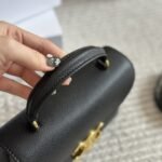 Celine Medium Nino Bag In Supple Calfskin Black 20Cm 117523Fxk 38No - Image 3