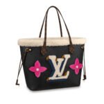 Louis Vuitton Neverfull Mm Monogram Teddy Black 31Cm M56960