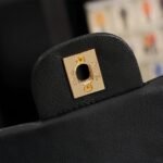 Chanel Classic Flap Black Gold Hardware 25Cm - Image 8