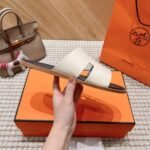 Hermes Izmir Sandal Blanc Gomme H221824Zhgc465 - Image 5