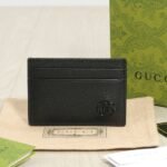 Gucci Gg Marmont Card Case Black Leather 10Cm ‎657588 1T56F 1000 - Image 2