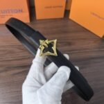 Louis Vuitton Lv Flowergram Belt 25Mm Black - Image 2