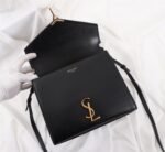 Saint Laurent Cassandra Medium Top Handle Bag Black Gold 24Cm 623931Bow0W1000 - Image 8