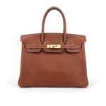 Hermes Birkin 35 Barenia Faubourg Fauve Gold Hardware Brown 35Cm