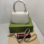 Gucci Bamboo 1947 Small Bag 21Cm White 675797 10Odt 8454 - Image 3