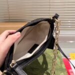 Gucci Gg Emblem Super Mini Bag Black Gg Grainy Leather 23Cm 815278 Aaeem 1000 - Image 3