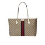 Gucci Ophidia Medium Gg Tote Bag Beige Ebony 38Cm 631685 96Iwb 9794