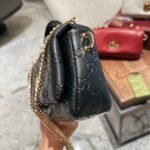 Gucci Gg Milano Mini Top Handle Bag Black Gg Puffy Leather 21Cm 806017 Aad5U 1000 - Image 4