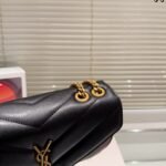 Saint Laurent Loulou Small In Matelassé 24Cm 801437Aaeax1000 - Image 5