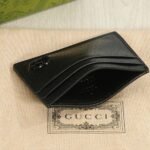 Gucci Gg Marmont Card Case Black Leather 10Cm ‎657588 1T56F 1000 - Image 5