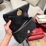 Gucci Gg Milano Mini Top Handle Bag Black Gg Puffy Leather 21Cm 806017 Aad5U 1000 - Image 6