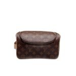 Louis Vuitton Monogram Clutch Bag Brown 24Cm