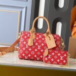 Louis Vuitton Speedy P9 Bandoulière 25 Autres Cuir Monogram Red 25Cm M24425 - Image 2