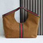 [Super Vip 1:1] Gucci Giglio Large Tote Bag Brown 60Cm 853971 Caab8 2147 - Image 6