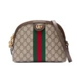 Gucci Ophidia Small Shoulder Gg Supreme Beige Ebony 23Cm 499621 K05Ng 8745
