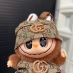 Gift Set: Gucci Neo Vintage Belt Bag With Labubu Accessories And Gg Jacquard Wool And Silk Blend Scarf - Image 9