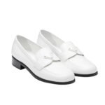 Prada Patent Leather Loafers White 1D902M 069 F0009 F 025