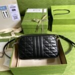 Gucci Gg Marmont Small Shoulder Bag Black 24Cm 447632 Um8Bn 1000 - Image 3